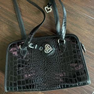 Brighton black leather purse